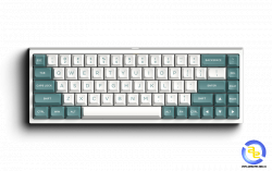 Bàn phím cơ FL-Esports FL680SAM Aqua Green Wireless Gateron Cap Brown switch