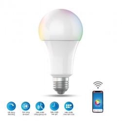 Bóng đèn LED Bulb RGB Rạng Đông kết nối wifi LED A60 RGBW/9W.WF