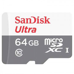 Thẻ nhớ SanDisk Ultra 64GB MicroSDXC C10 UHS-1, 100MB/s, SDSQUNR-064G-GN3MN