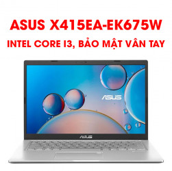 Laptop Asus X415EA-EK675W (Core™ i3-1115G4 | 4GB | 256GB | Intel® UHD | 14.0-inch FHD | Win 11 | Bạc)