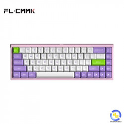 Bàn phím cơ FL-Esports FL680SAM Purple Wireless Gateron Cap Silver switch