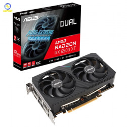 VGA Asus Dual Radeon™ RX 6500 XT OC Edition 4GB GDDR6 (DUAL-RX6500XT-O4G)