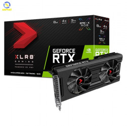 VGA PNY GeForce RTX 3050 8GB GDDR6 XLR8 RGB Dual Fan (VCG30508DFXPPB)