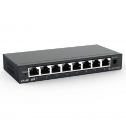 Thiết bị chuyển mạch Ruijie Switch RG-ES108GD (8-Port 100/1000MB RJ45 ) - Vỏ kim loại