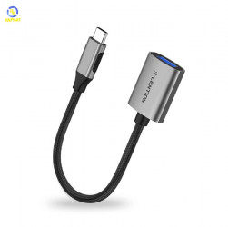 Bộ chuyển đổi Type C sang USB-A 3.0 Lention C6 - Xám 