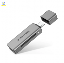 Đầu đọc thẻ Type C Lention C7 - Xám