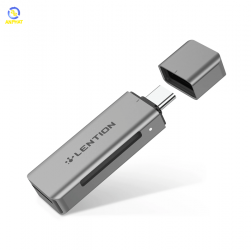 Đầu đọc thẻ USB-A 3.0 Lention H7 - Xám