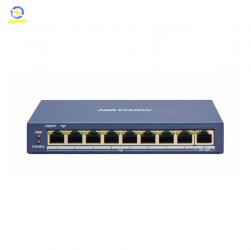 Switch mạng thông minh 8 cổng PoE Hikvision DS-3E1309P-EI
