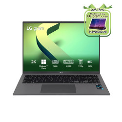 Laptop LG Gram 2022 16Z90Q-G.AH76A5 (Core™ i7-1260P | 16GB | 512GB | Iris Xe Graphics | 16 inch WQXGA | Windows 11 Home Plus | Grey)