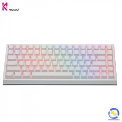 Bàn phím cơ KEYCOOL KC84 RGB White 3 Mode Red switch