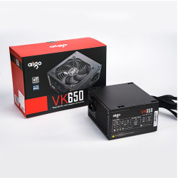 Nguồn máy tính AIGO VK650 - 650W (85 Plus/ Active PFC/ Single Rail)