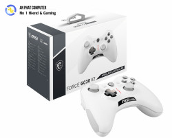 Tay cầm chơi game không dây MSI Force GC 30 V2 Wireless - GC30 Version 2 ( Màu trắng - White Color )