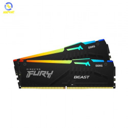 RAM Kingston FURY Beast RGB 32GB (2x16GB) DDR5 5200Mhz (KF552C40BBAK2-32)