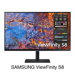 Màn Hình Đồ Họa SAMSUNG ViewFinity S8 LS32B800PXEXXV (32.0 inch - 4K - IPS - 60Hz - 5ms - USB TypeC - Network RJ45)