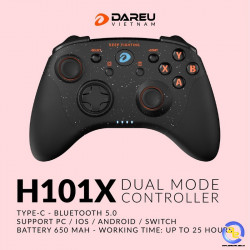 Tay cầm game DareU H101X Wireless Back