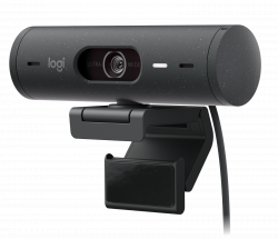 Webcam Logitech BRIO 500 1080p FHD than chì 960-001423