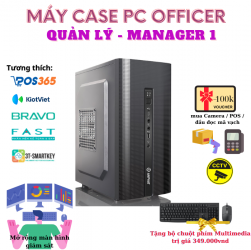 PCAP Office Manager 1 ( R5-4600G 6C12T | 16GB DDR4 | 500GB SSD | VEGA7 | HDMI | DVI | PS2 ) - Bộ case máy tính giám sát tính tiền giá rẻ tối ưu tốc độ nhanh nhất dành cho Quản lý showroom siêu thị