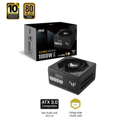 Nguồn Máy Tính Asus TUF Gaming 1000W Gold ( ATX 3.0 - Pcie 5.0 - Full Modular)