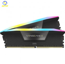 Ram Corsair VENGEANCE RGB 32GB (2x16GB) DDR5 bus 5600MHz Black (CMH32GX5M2B5600C36K)