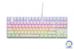 Bàn phím cơ Fuhlen D87s RGB White Brown switch