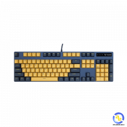 Bàn phím Rapoo V500 Pro Yellow Blue Blue switch