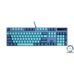 Bàn phím Rapoo V500 Pro Cyan Blue Blue switch