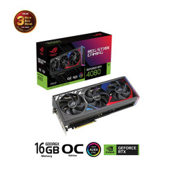 VGA Asus ROG STRIX RTX 4080 OC 16GB GDDR6X GAMING (ROG-STRIX-RTX4080-O16G-GAMING)