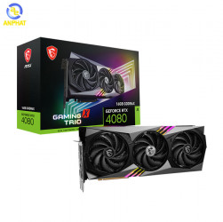 VGA MSI GeForce RTX 4080 16GB GAMING X TRIO GDDR6X