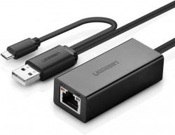 Cáp USB to Lan 10/100 Mbps Ethernet Adapter có OTG chính hãng Ugreen 30219
