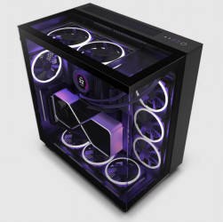 Vỏ Case NZXT H9 Elite All Black (Mid Tower / Màu Đen) CM-H91EB-01