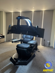 Ghế chơi game đa chức năng INGREM Cluvens Unicorn 2.0 - Workstation Multifunction Chair for Gaming , Trader lắp 5 màn hình