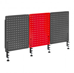 Bảng treo đồ Pegboard HyperWork PG-02 Red ( Kẹp Bàn) 