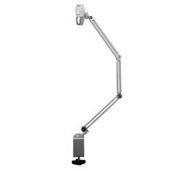 Giá đỡ điện thoại/ Máy tính bảng iPad kẹp bàn HyperWork KP1 - Silver