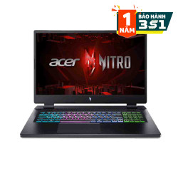 Laptop Gaming Acer Nitro 17 Phoenix AN17-51-50B9 NH.QK5SV.001 (Intel Core i5-13500H | 8GB | 512GB | RTX 4050 6GB | 17.3 inch FHD | Win 11 | Đen)