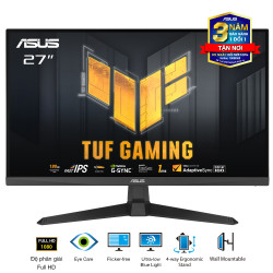 Màn Hình Gaming ASUS TUF VG279Q3A (27.0 inch - FHD - IPS - 180Hz - 1ms - ELMBSync - GSync - FreeSync)