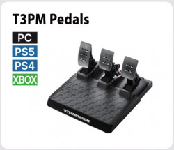 Bàn đạp pedal T3PM chơi game máy tính Thrustmaster T-3PM Racing Pedals (PS5, PS4, Xbox Series X/S, One and PC) - Thương hiệu Châu âu ( France )