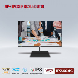 Màn hình VSP IP2404S (23.8 inch - FHD - IPS - 75HZ - 5ms) - Đen