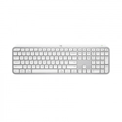 Bàn Phím Không Dây LOGITECH MX KEYS S PALE GRAY 920-011564 - Đầu thu USB Logi Bolt + Bluetooth