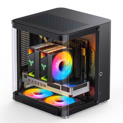 VỎ CASE JONSBO TK-1 BLACK ( MID TOWER, MÀU ĐEN, KÍNH CONG)