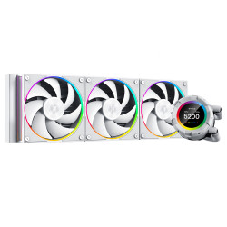 BỘ TẢN NHIỆT NƯỚC ID-COOLING SPACE SL360 WHITE (Màn Hình LCD Hiển Thị Thông Số)