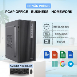 PC Văn Phòng - PCAP Office Cashier 4 ( Pentium G6405 - 8GB RAM - SSD 500GB - 450w)