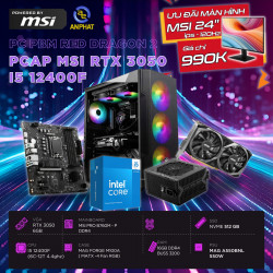 PCAP MSI RTX 3050 6GB GAMING ZERO ( i5 12400F - 16GB RAM - SSD 500GB)