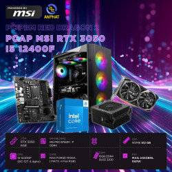 PCAP MSI RTX 3050 6GB GAMING ZERO ( i5 12400F - 16GB RAM - SSD 500GB)