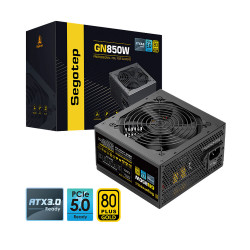 Nguồn máy tính SEGOTEP GN850W (Black - 850W - 80 Plus Gold - ATX3.0 + PCIE 5.0)