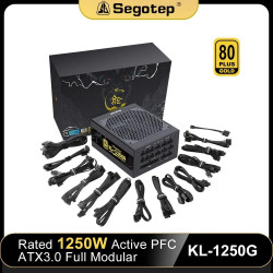 Nguồn máy tính SEGOTEP KL1250W (Black | 1250W | 80 Plus Gold | Full Modular | ATX3.0+PCIE5.0 (JP CAP))