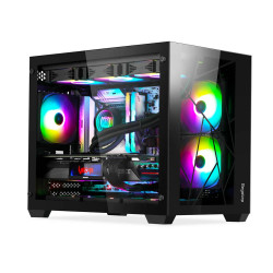 Vỏ Case SEGOTEP Lumi II Black (M-ATX | Type-C)