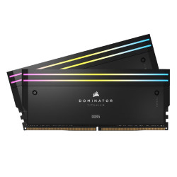 RAM Corsair DOMINATOR TITANIUM RGB 32GB (2x16GB) DDR5 7200MHz Black (CMP32GX5M2X7200C34)