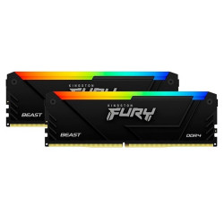 Ram Kingston FURY Beast RGB 16GB (2x8GB) DDR4 3600MHz (KF436C17BB2AK2/16)