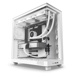 Vỏ Case NZXT H6 FLOW ALL WHITE  ( MID Tower, 3 Fan, Màu Trắng)