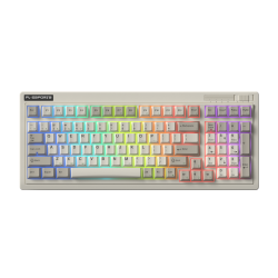 Bàn phím cơ FL-Esports OG98 White Grey 3 Mode Kailh Cool Mint V2 switch